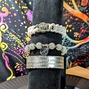 Rustic Cuff bracelet trio (RC7)